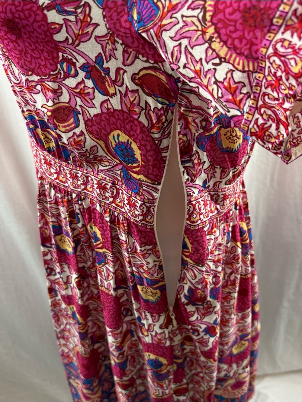 ba&sh Valia Dress Fushia L - Picture 7 of 10